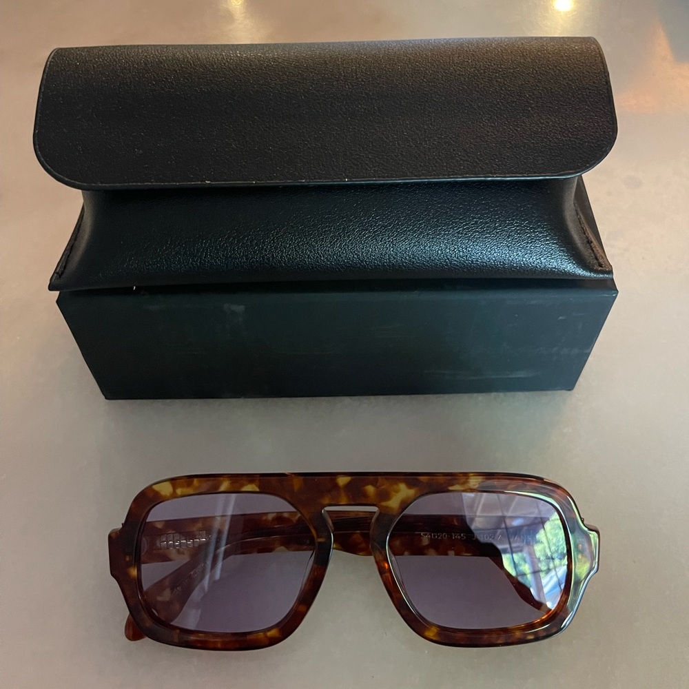Elisa Johnson Jane Sunglasses RED TORTOISE
